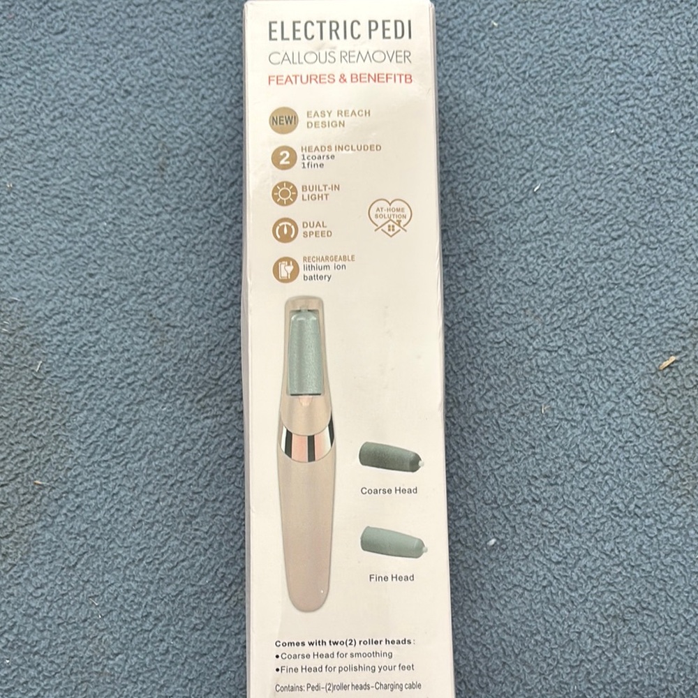 Electric Pedi Callous Remover - Blue